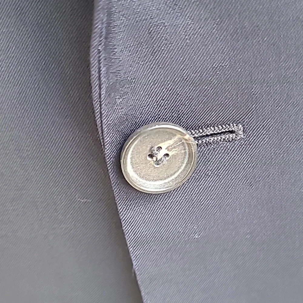 HUGO BOSS Pasolini/Movie US Dark Navy Solid Virgin Wool Sz 40‎ R Sport Coat